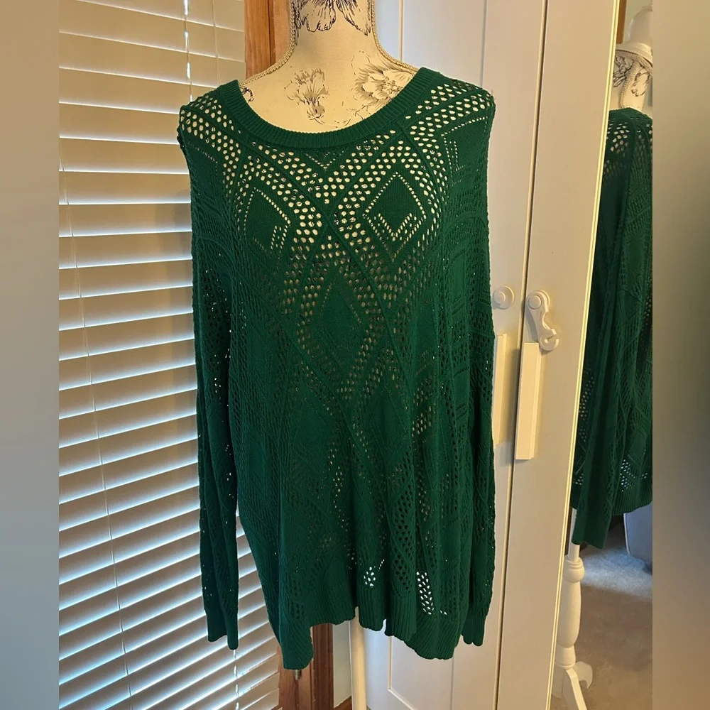 torrid pointelle pullover